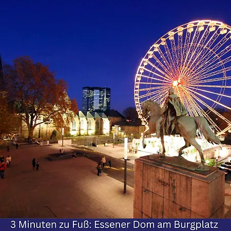 Apartament Stilvoll & Zentral In Der Innenstadt, Nahe Hauptbahnhof Und Limbecker Platz, Helle Und Grosszuegige Raeume, Voll Ausgestattete Kueche