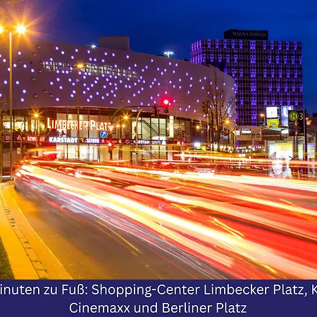 Apartament Stilvoll & Zentral In Der Innenstadt, Nahe Hauptbahnhof Und Limbecker Platz, Helle Und Grosszuegige Raeume, Voll Ausgestattete Kueche *