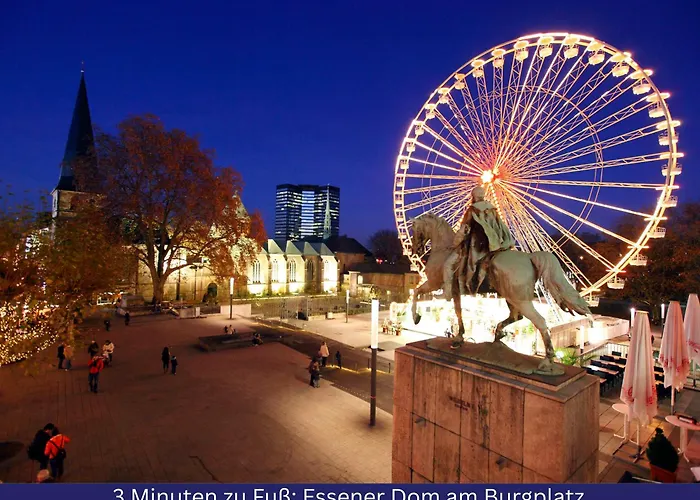 Apartament Stilvoll & Zentral In Der Innenstadt, Nahe Hauptbahnhof Und Limbecker Platz, Helle Und Grosszuegige Raeume, Voll Ausgestattete Kueche